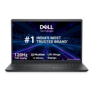 Dell Inspiron 3535 (AMD Ryzen 3 7320U, 16GB RAM, 512GB SSD, Windows 11, MS Office 2021, 15.6″ FHD, Carbon Black)