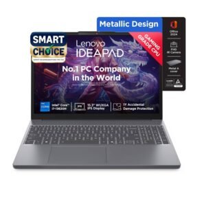 Lenovo IdeaPad Slim 3 (83K100CJIN) Laptop – 13th Gen Intel Core i7-13620H | 16GB RAM | 512GB SSD | 15.3” WUXGA IPS | Windows 11 + Office 2024 | Backlit Keyboard | Arctic Grey | 1.6 kg